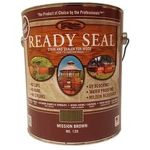 Ready Seal 1 gal Exterior Wood Stain & Sealer, Mission Brown RE385829